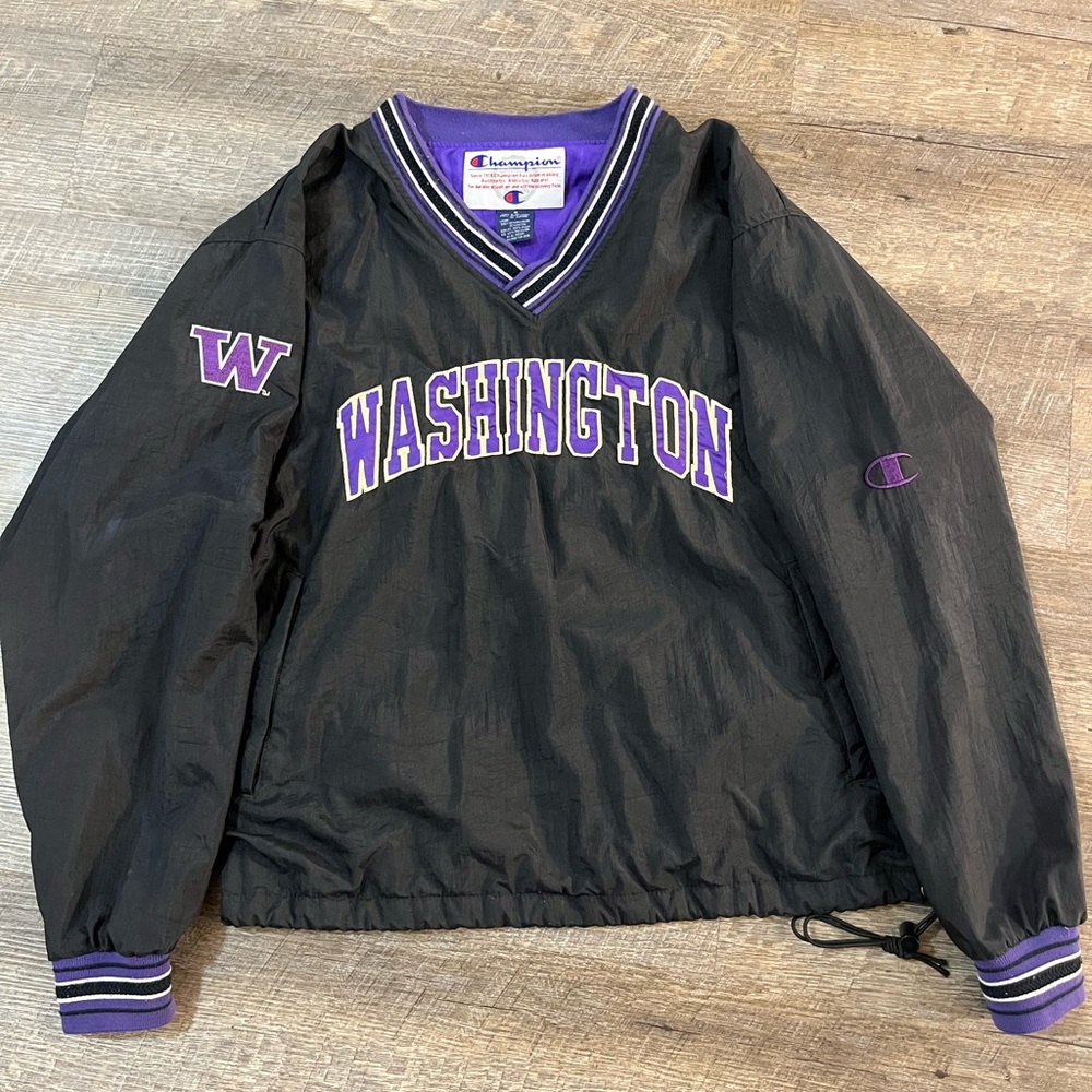 Washington Huskies Vintage Champion Pullover